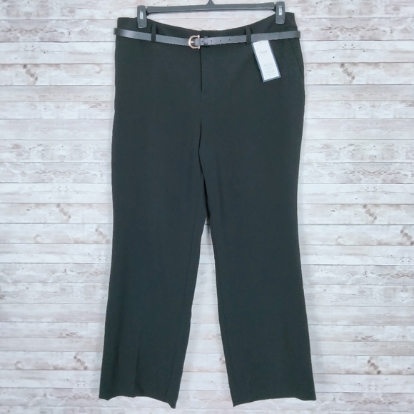 Charter Club Pants - Charter Club Trouser Sz 18 Belt Tummy Slimming 866